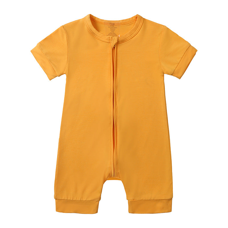 Baby Jumpsuit Bamboo Fiber Short Sleeved Kazakhstan