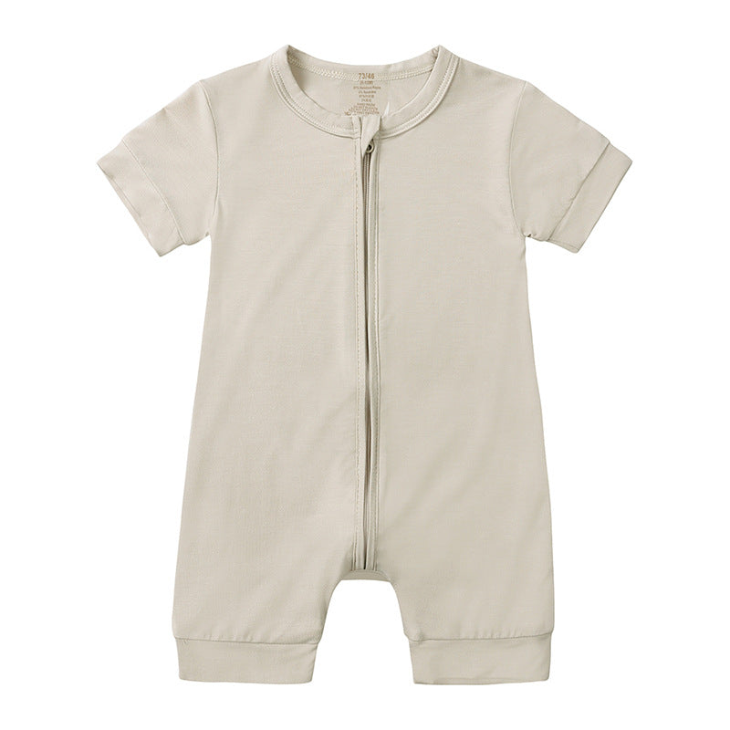 Baby Jumpsuit Bamboo Fiber Short Sleeved Kazakhstan