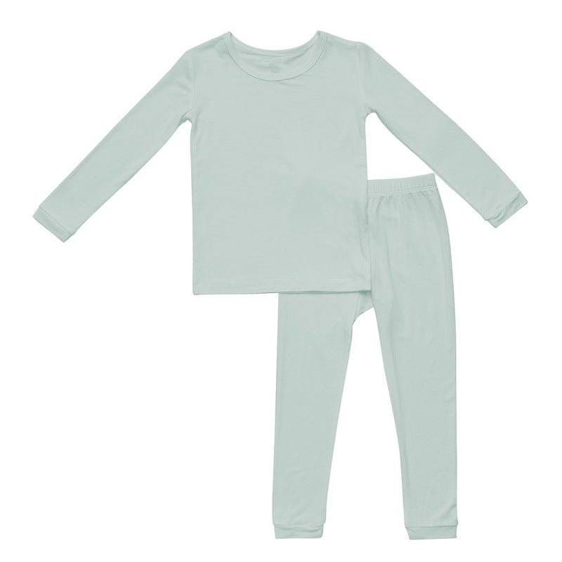 Boys And Girls Bamboo Fiber Bottoming Pajamas Pants Set