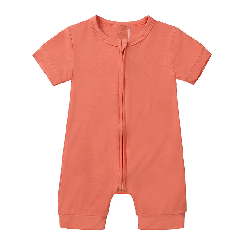 Baby Jumpsuit Bamboo Fiber Short Sleeved Kazakhstan