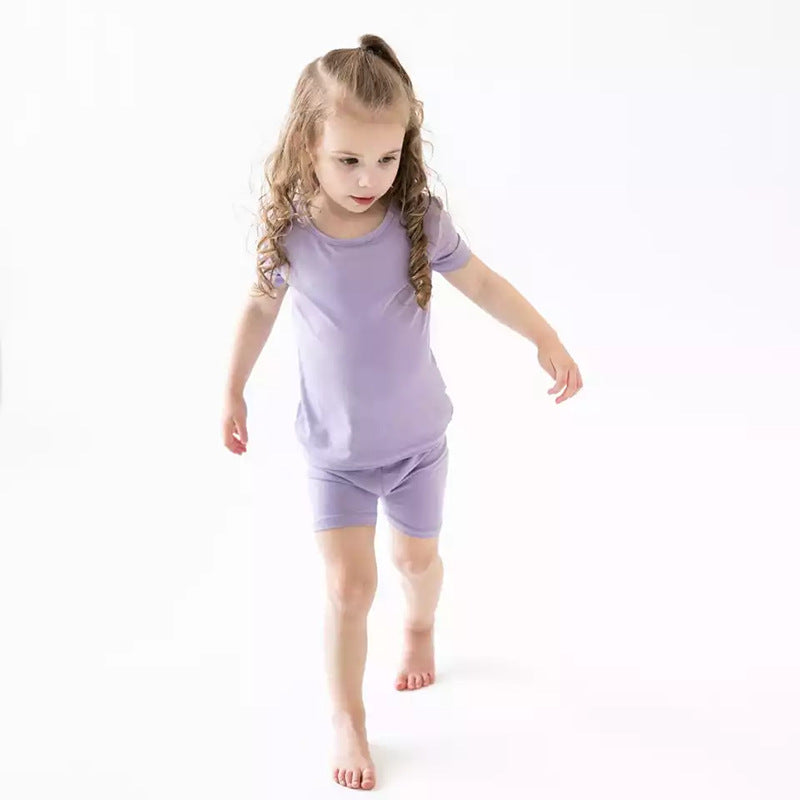 New Summer Bamboo Fiber Children Suit